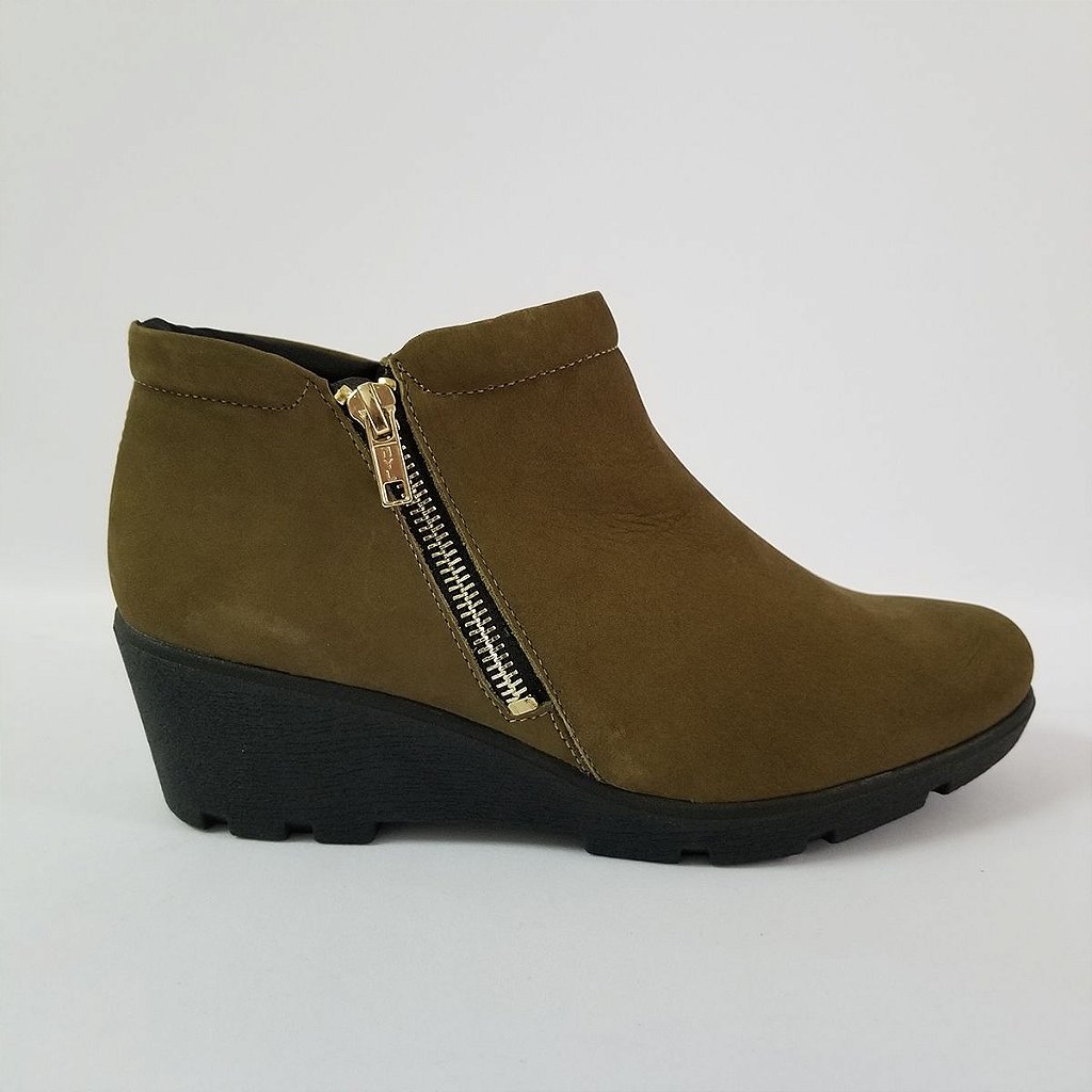 botas salto anabela usaflex