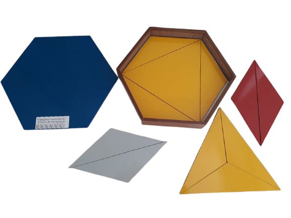 Caixa de Triangulação Montessori