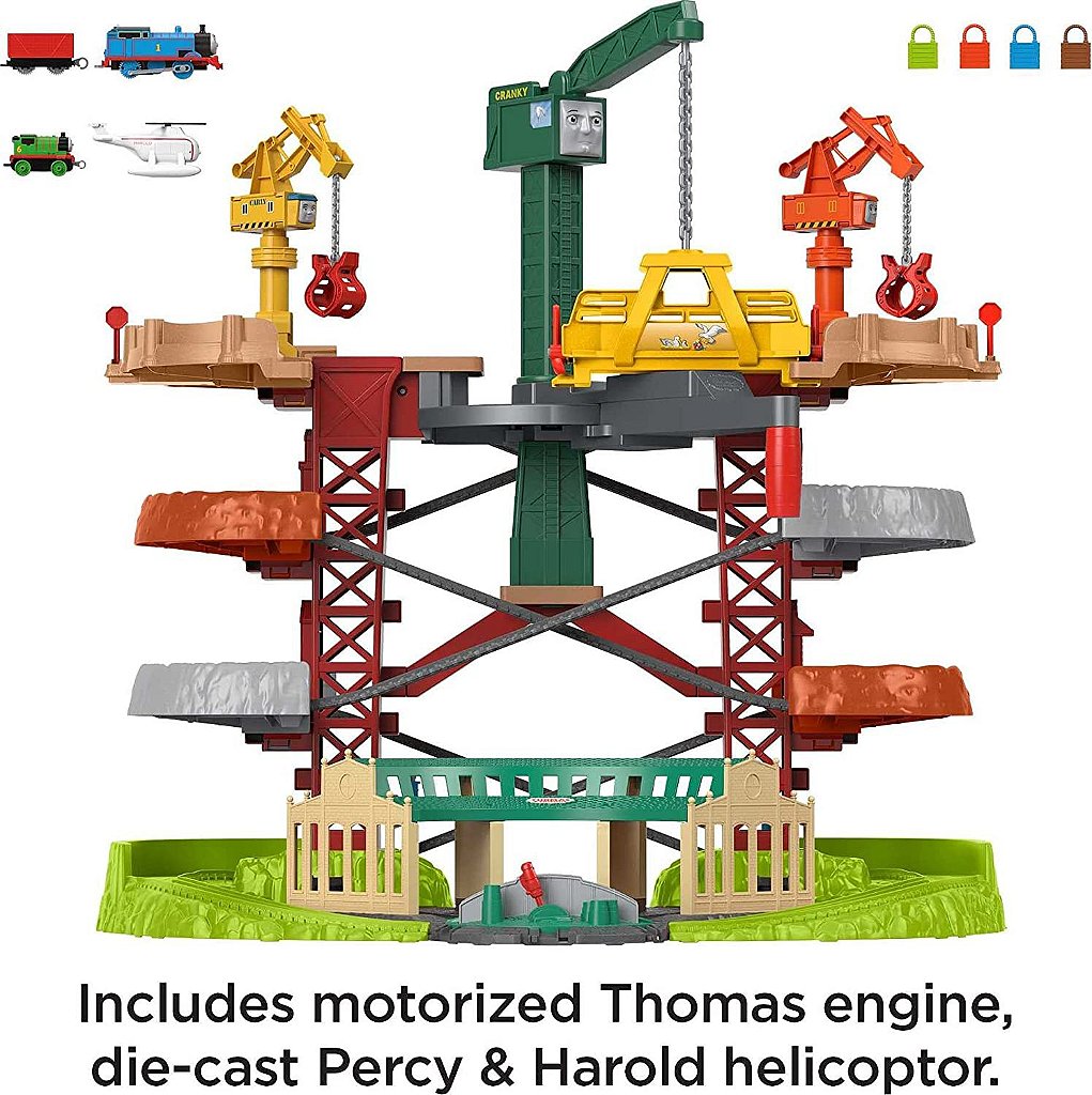 Thomas & Friends - Pista Super Torre - Fisher-Price - Alugue e Brinque