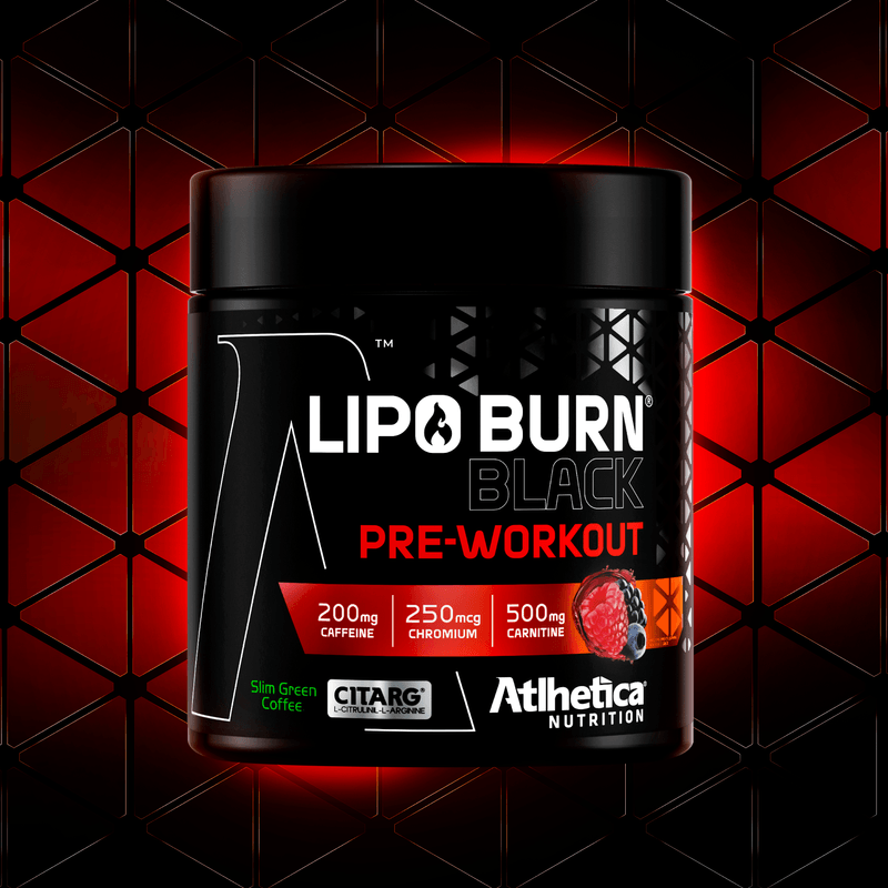 Lipo Burn Black 200g Frutas Vermelhas - Atlhetica Nutrition