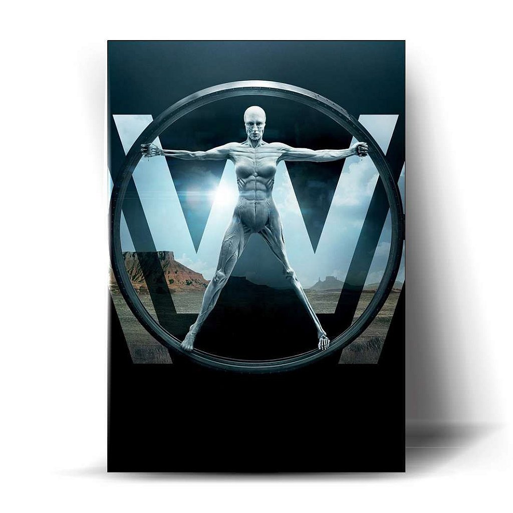 placas decorativas quadros Westworld - Layke.com.br