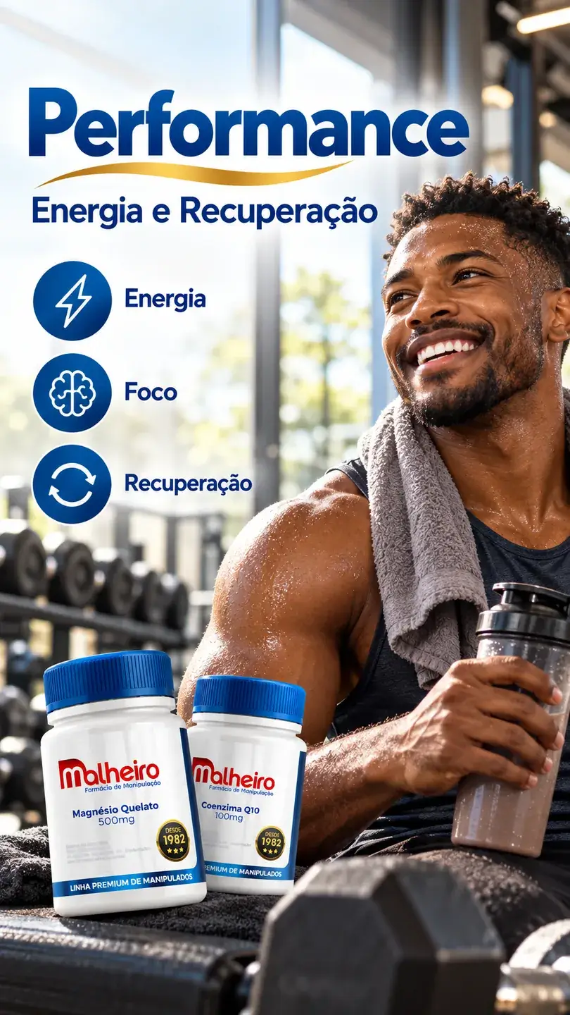Atleta após o treino na academia ao lado de suplementos