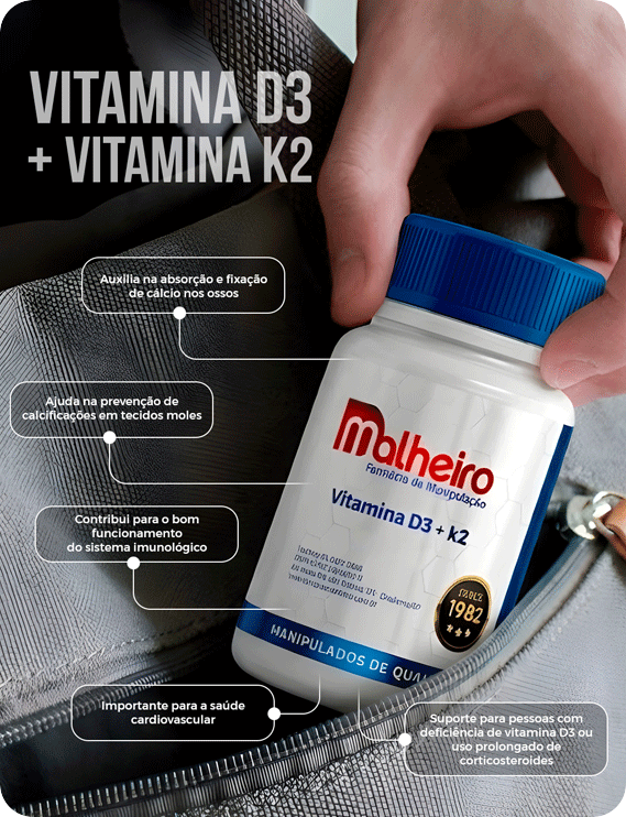 Vitamina D3 + K2