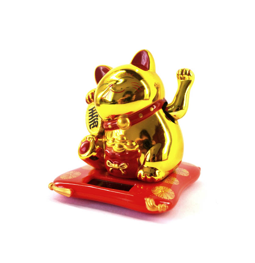 ごまねこ manikeneko, gato sorte, chines, feng shui, esotérico, prosperidade