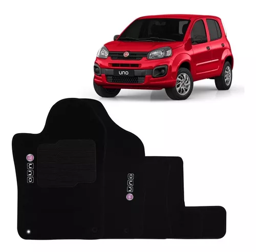 Tapete Ecológico - Preto - Fiat Uno Novo Jogo