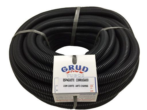 Tubo espaguete corrugado 10mm 3/8 com corte 5201 - 4F Peças Elétricas para  Caminhões