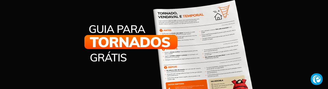 Tornado, vendaval e temporal: o que fazer antes, durante e depois