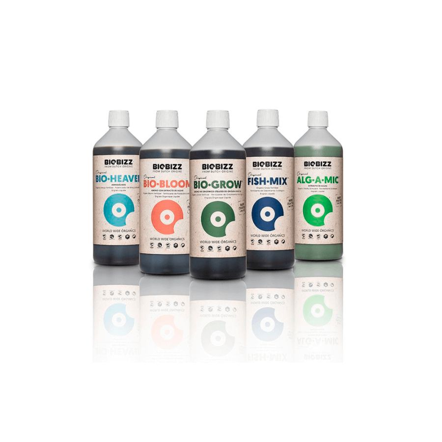Kit Nutrientes Orgânicos BioBizz Completo - 5x1L - GrowFert