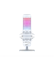 Microfone HyperX Condensador Quadcast S RGB - White - VTR Imports