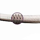 Engate / Rabicho Para Pia Flexivel  Trançado Aço Inox - Imagem 2
