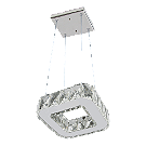 Lustre Pendente Tokyo Led Quadrado 7W 4000K 200X200 Mm Llumm