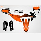 KIT GRÁFICO ADESIVO KTM 3m - Vetor3 Gráficos - O melhor Kit