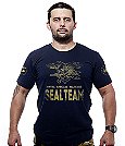 Camiseta Masculina Seal Team Naval Special Warfare Gold Line
