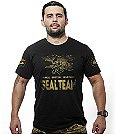 Camiseta Masculina Seal Team Naval Special Warfare Gold Line