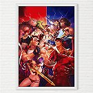 Quadro SVC Chaos - SNK vs Capcom Remaster Pôster Arte