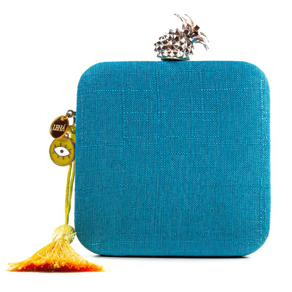 turquoise evening bolsa