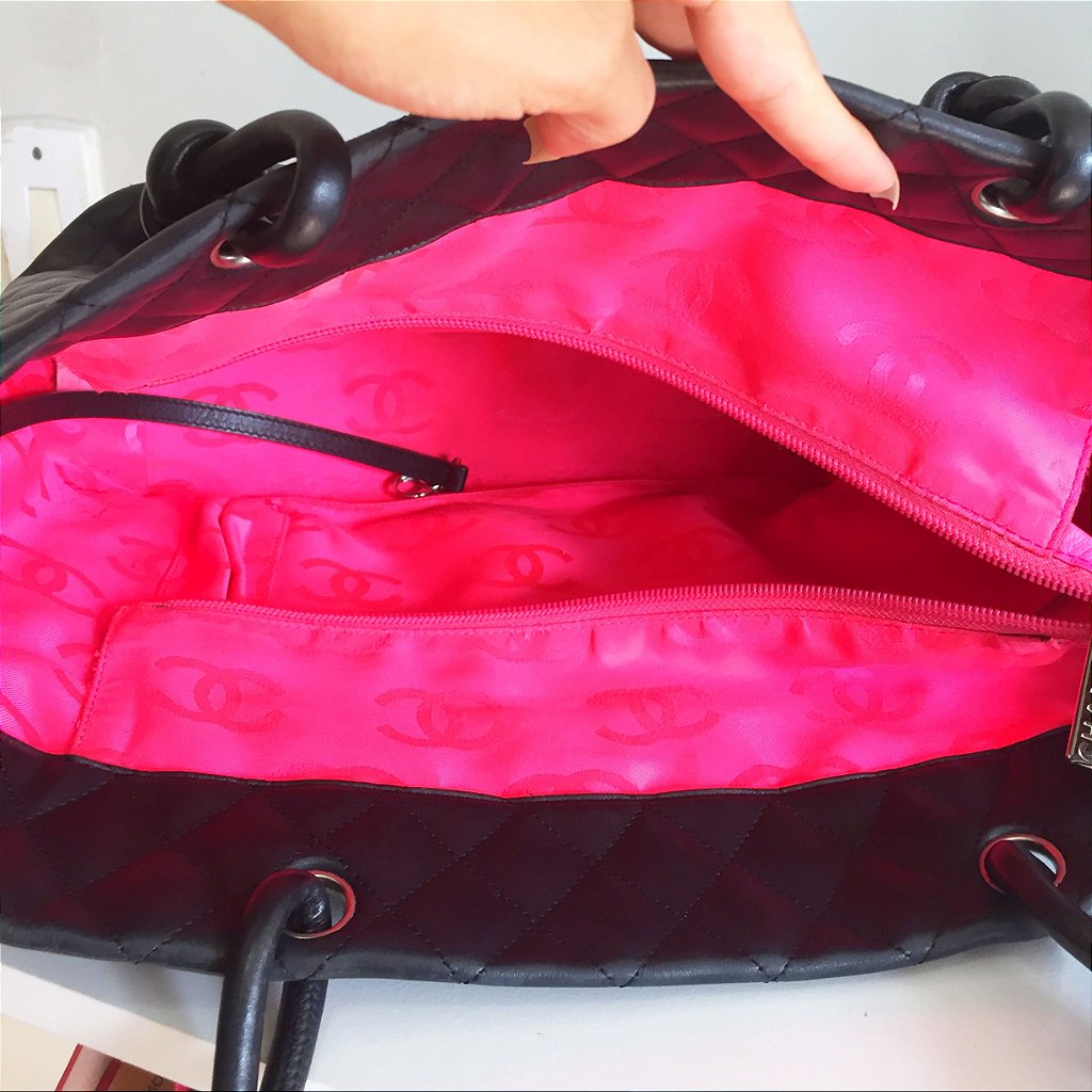 chanel cambon crossbody bolsa