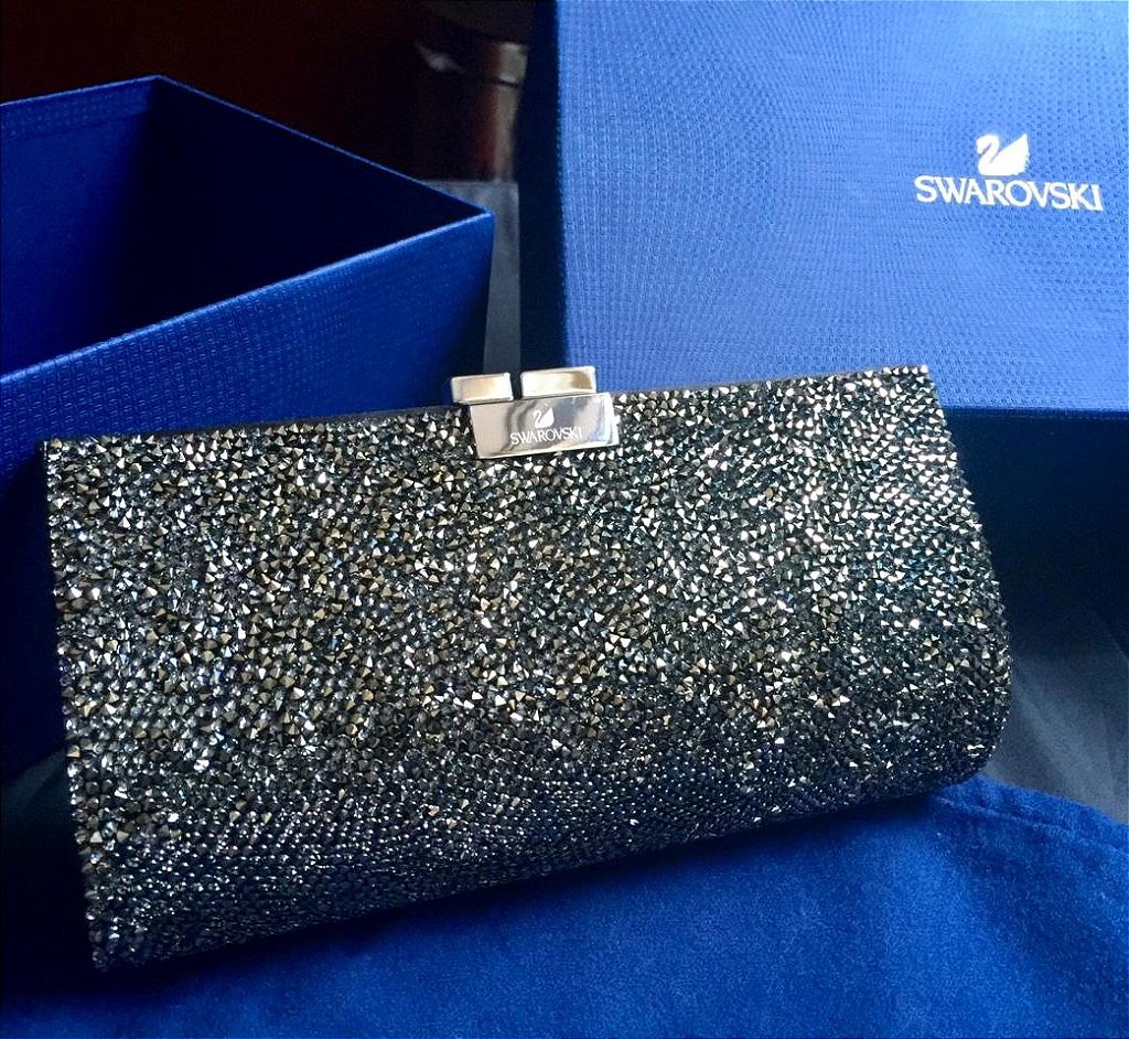 clutch bolsa swarovski