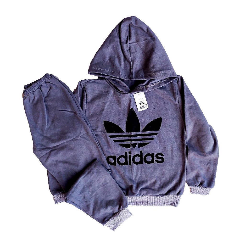 conjunto moletom adidas infantil