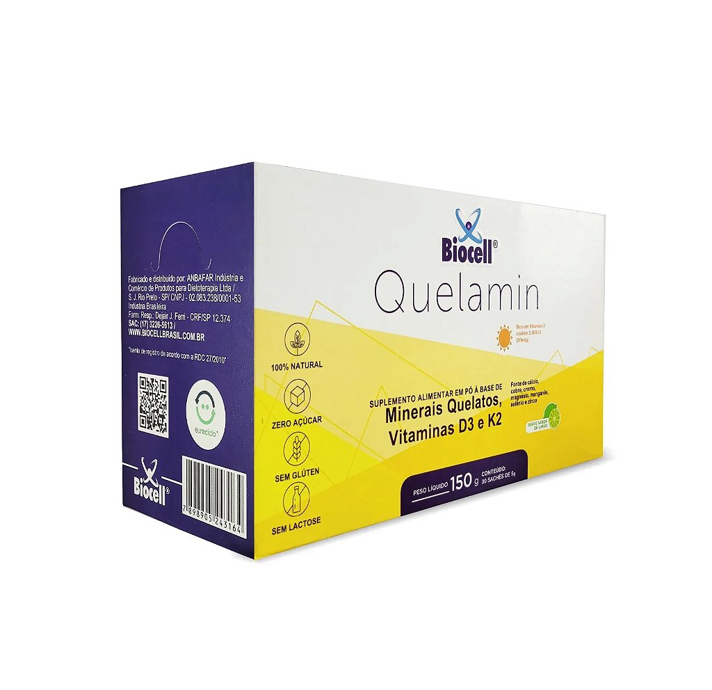 QUELAMIN | BIOCELL - Brasil Oriente - Loja de produtos para acupuntura