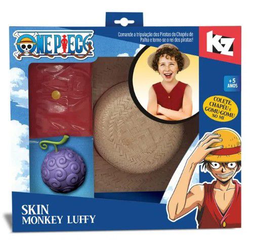 Skin Monkey D. Luffy One Piece - DiGa LÁ Brinquedos