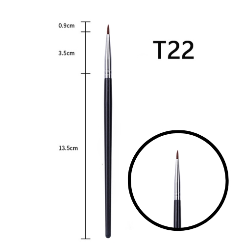 pincel fino para delineador amei e comprei maquiagens e acessórios