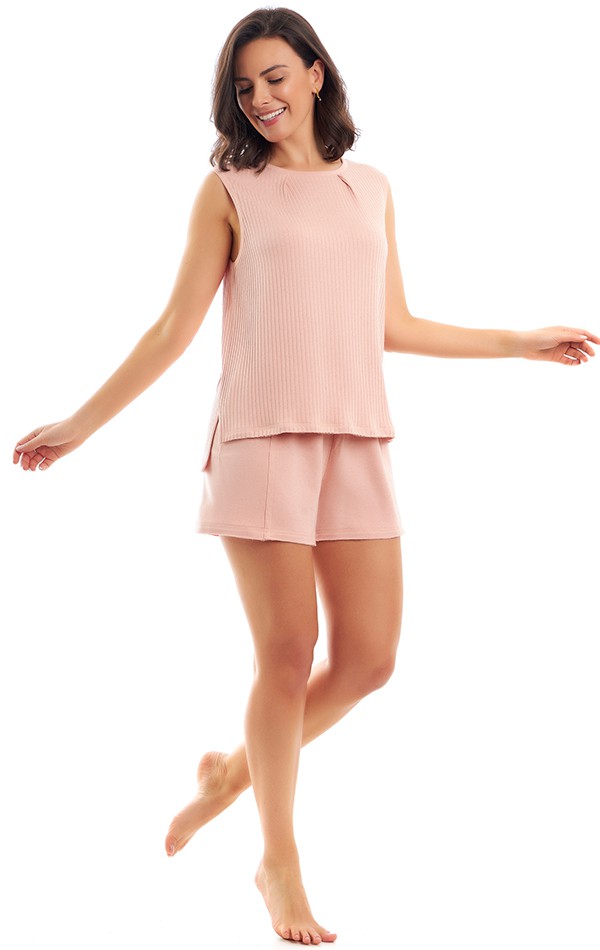 Homewear Flora c/ shorts - Miss Nuvem | Moda para Dormir Bem