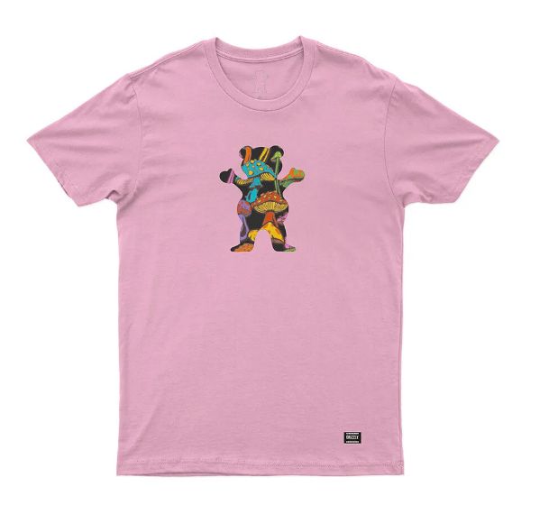 Camiseta Grizzly "Fungi OG Bear Pink " - Distrito Street Wear