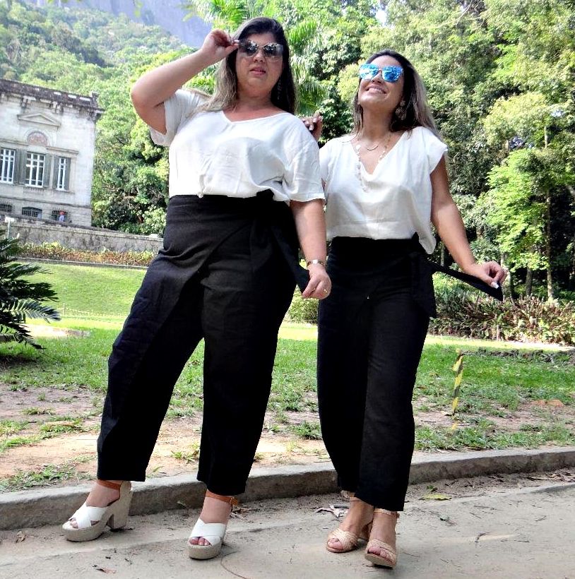 calça envelope linho