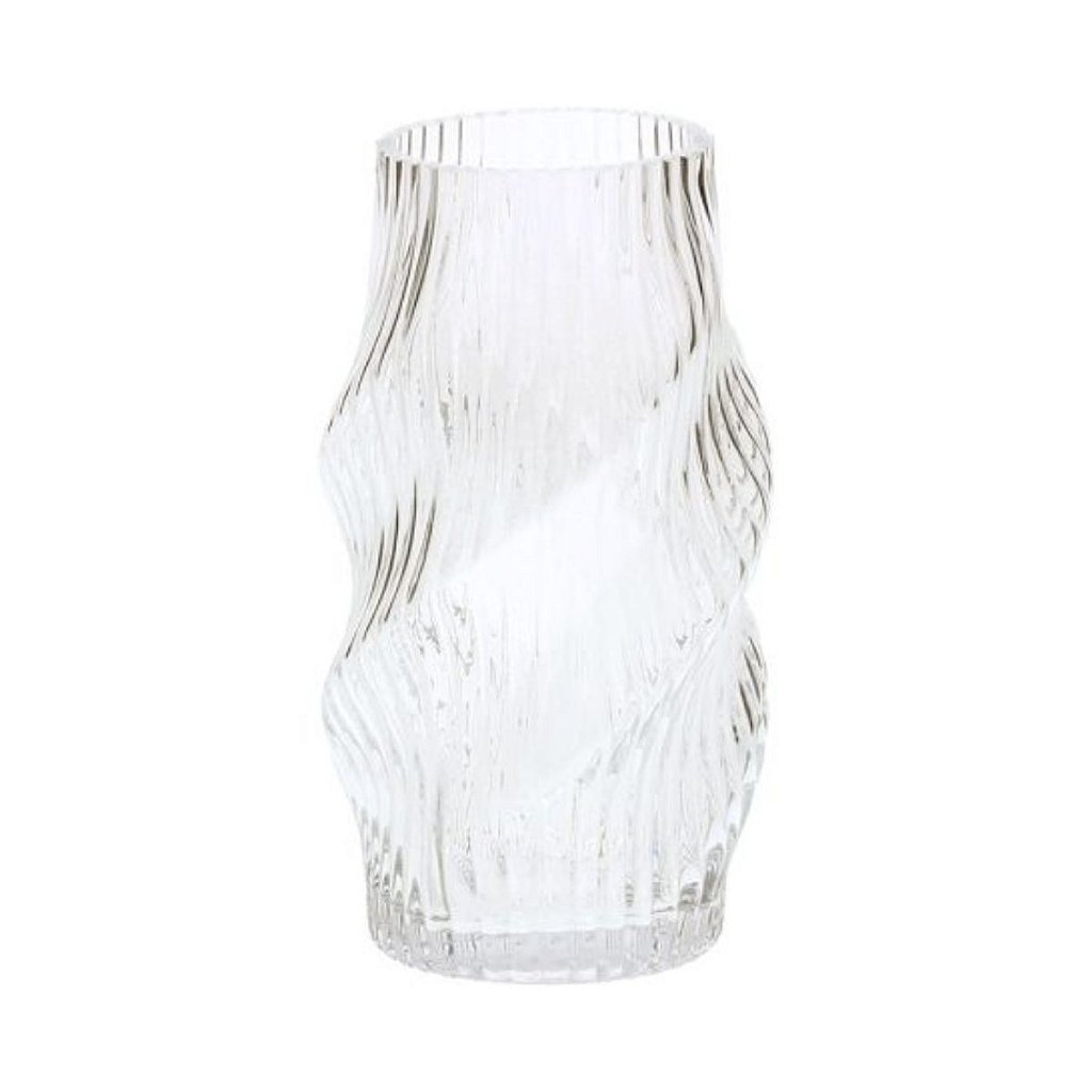 Tall Glass Vase① Vaso De Vidro 28x17cm Transparente 19380 Mart - Casarin Home