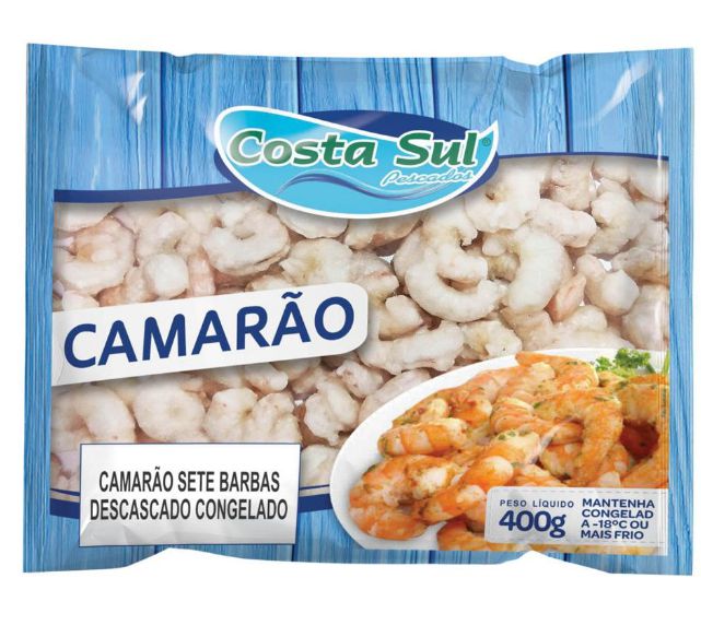 Camarao Costa Sul Descascado 400G Congelado Camarao Descascado Congelado (7896082500575)