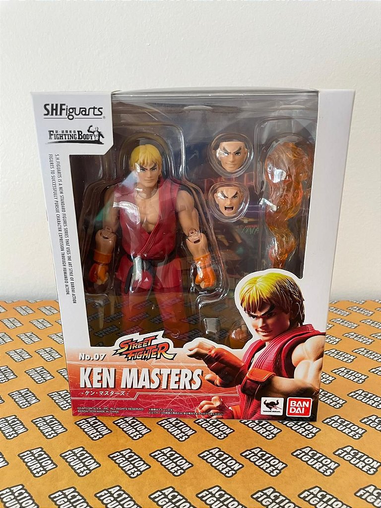 Bandai S.H.Figuarts - Street Fighter Ken Masters - Action Figures BR