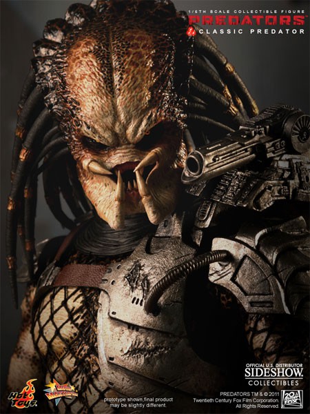 Colecionável | (32cm) 1/6 Predator Toys Hot 🔥 Predator（クラシック・プレデター） Classic Toys Hot Premium Filme do アメコミ