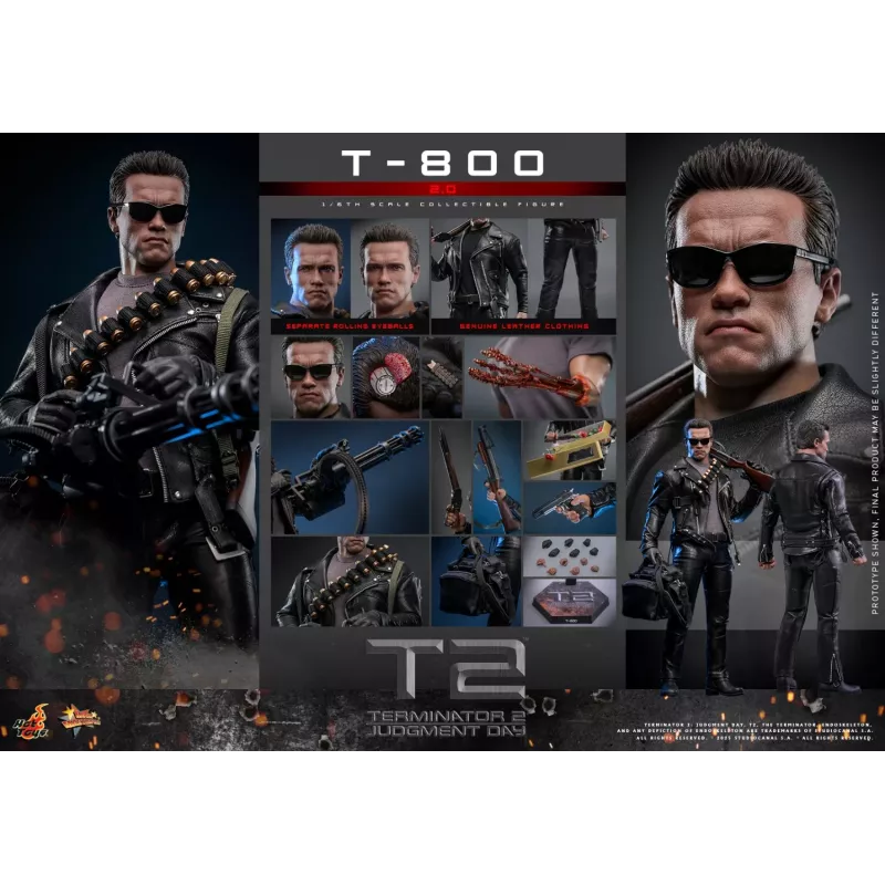 Pré-venda] Hot Toys Terminator 2 Judgment Day - T800 - 1/6 (2.0