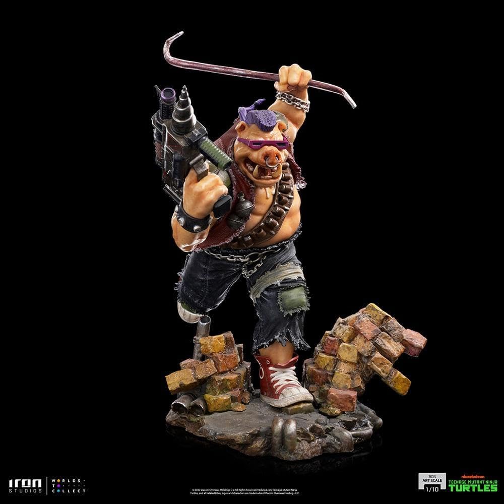 Estátua Bebop TMNT - Art Scale 1/10 - Iron Studios | Colecionáveis