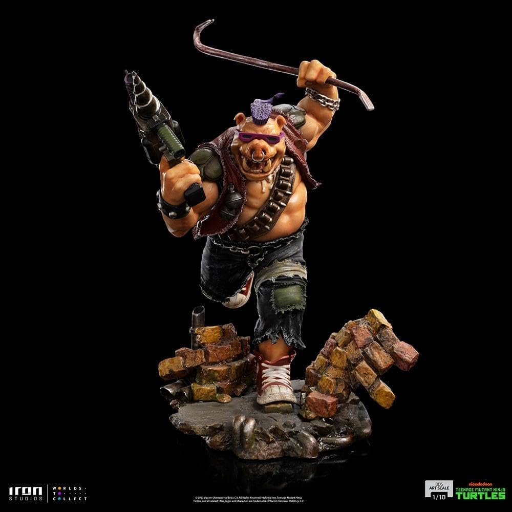 Estátua Bebop TMNT - Art Scale 1/10 - Iron Studios | Colecionáveis