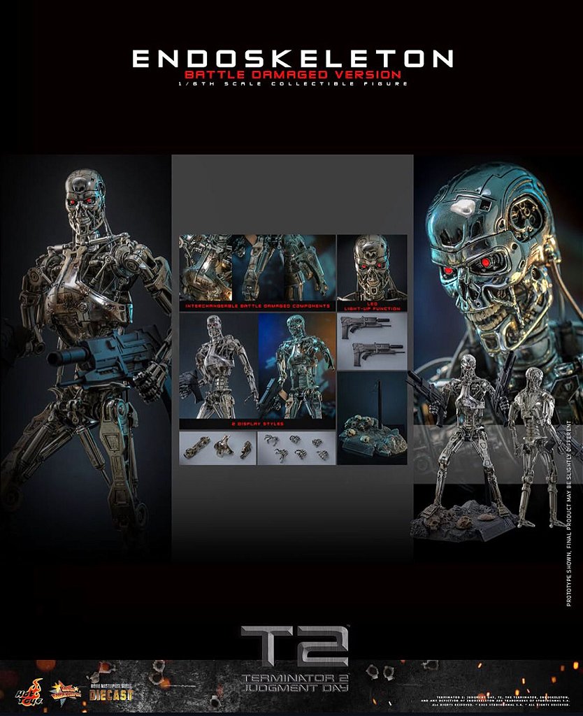Endoskeleton T-800 Battle Damaged 1/6 – Hot Toys & Sideshow