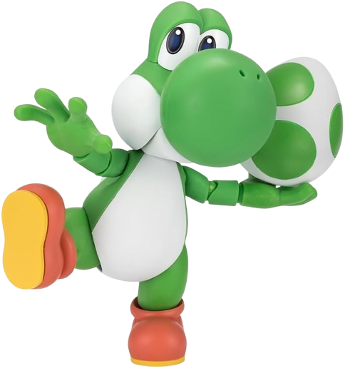 Bandai Yoshi S.H.Figuarts | Super Mario Action Figure - Action