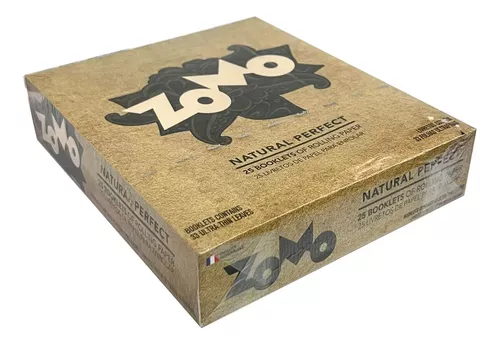 Caixa de Seda Zomo Natural Perfect Cx Com 25 Livretos - Tabacaria