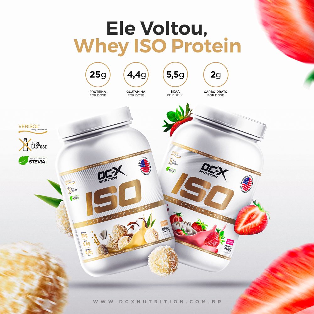 Iso Whey Zero Lactose (900g) - DCX NUTRITION - DCX Nutrition
