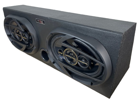 Caixa Montada Completa com Par Falante 6x9 Hurricane 260w Rms