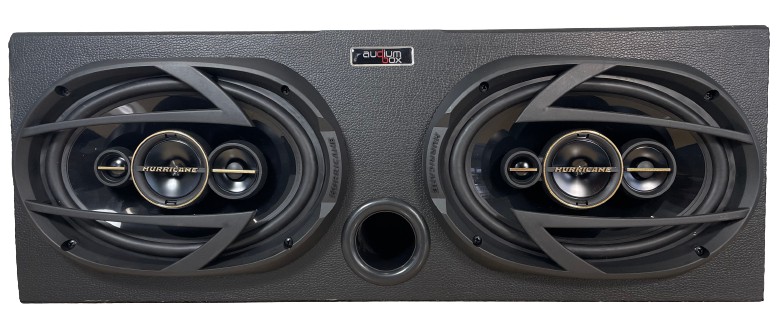 Caixa Montada Completa com Par Falante 6x9 Hurricane 260w Rms