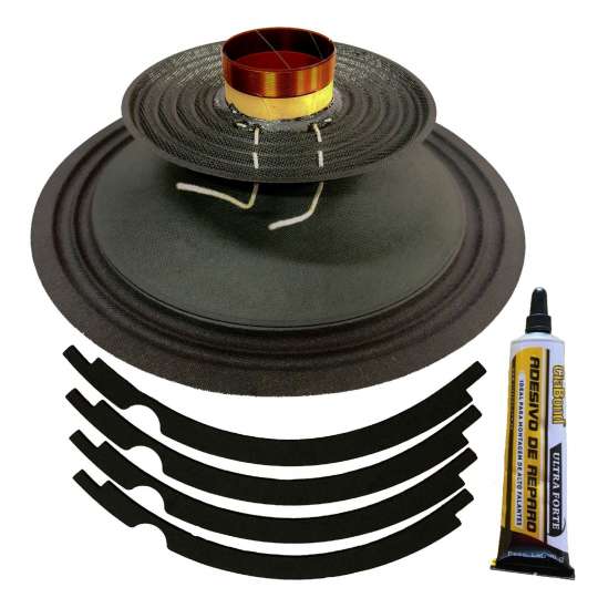 Par Kit Reparo para Falante Hurricane MB 8K - Mundo Audio