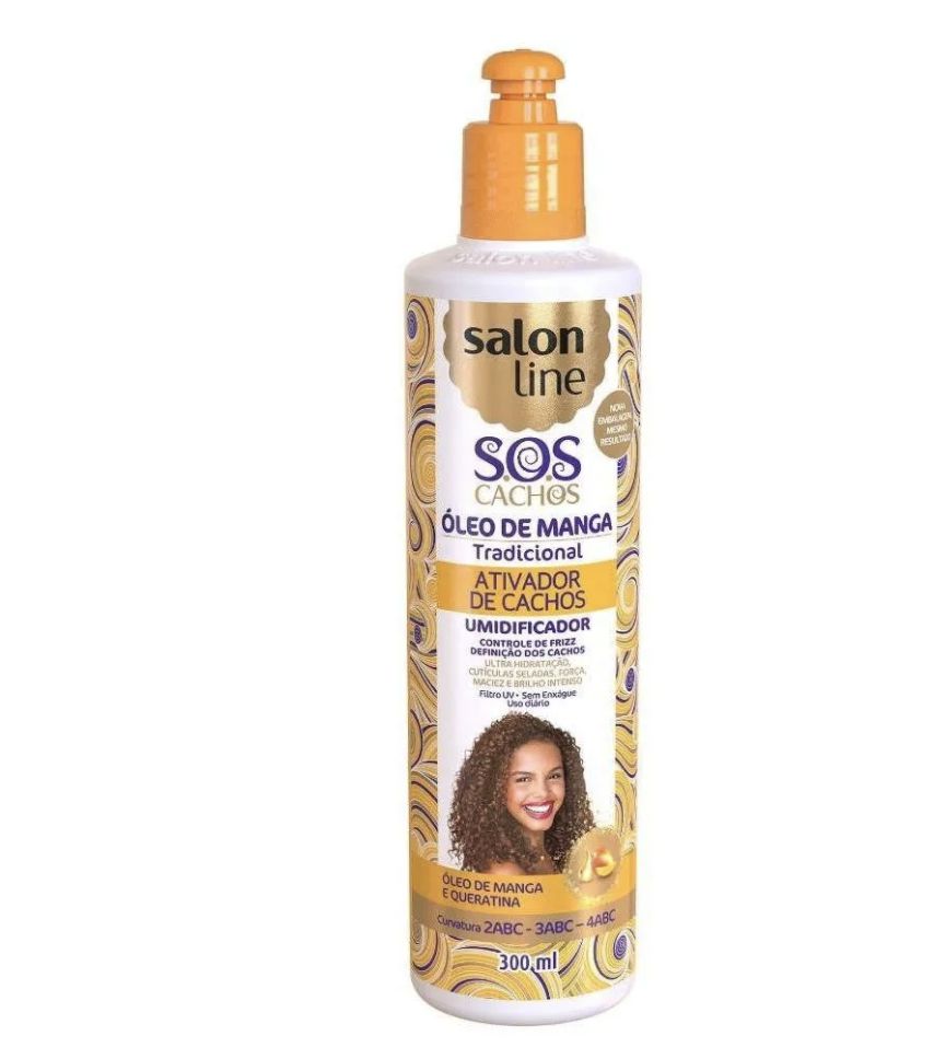 Ativador De Cachos Salon Line S O S Oleo De Manga 300ml Perfumaria Sumire Francisco Morato
