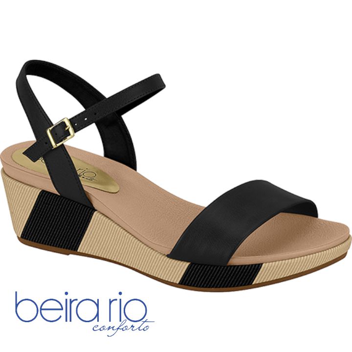 sandalia beira rio conforto bege