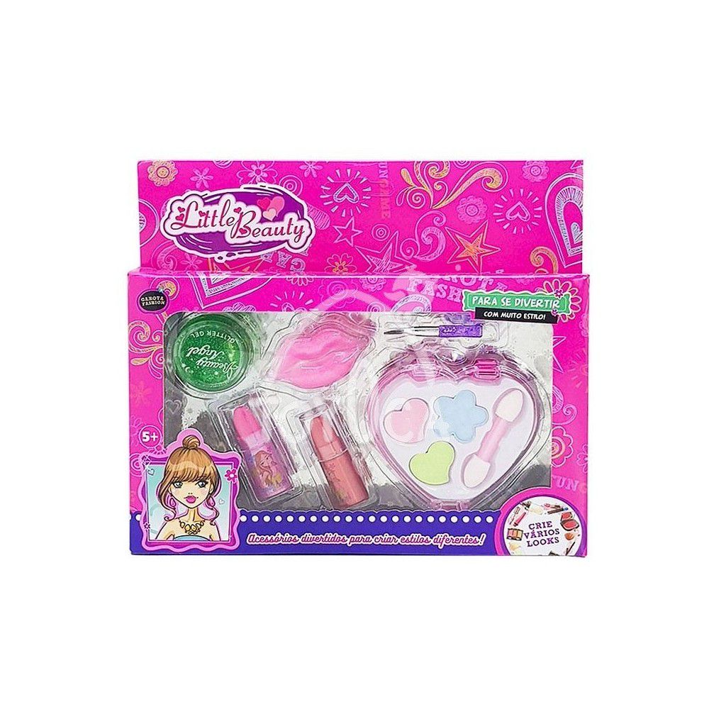 KIT DE MAQUIAGEM INFANTIL - PEQUENO - LITTLE BEAUTY