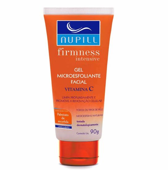 GEL MICROESFOLIANTE FACIAL VITAMINA C - NUPILL - PARAISO DAS MAQUIAGENS