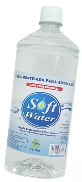 Água Destilada Para Autoclave 1 Litro - Soft Water - Cirúrgica Salutar |  Produtos Hospitalares