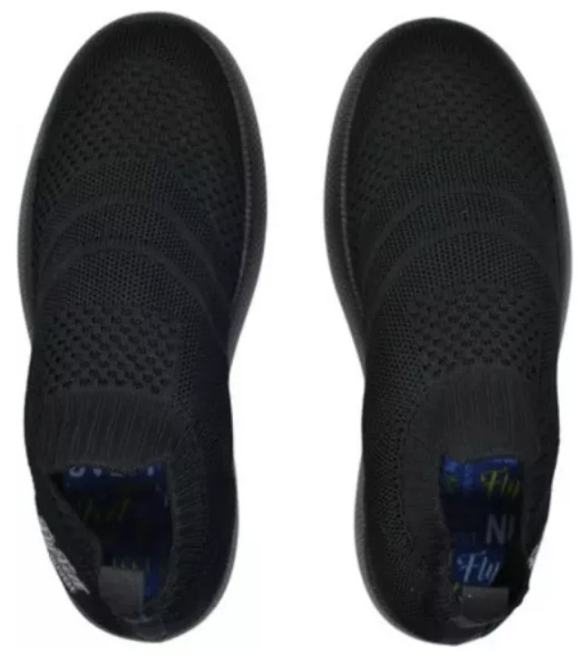 Tênis Preto Nuvem Ortopedico Fly Feet Knit 42/43 Ortho Pauher