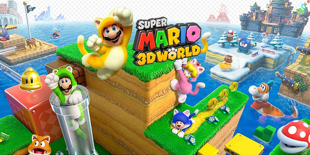 Jogo Super Mario 3d World Wii U Seminovo - TOPA TUDO GAMES